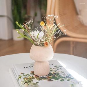 Vases Creative Creative Resin Vase Vase décorative Ornements Home Living Room Abergement de fleurs séché hydroponique