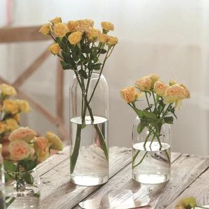 Vazen Creatieve Insnoering Glazen Vaas Tafelblad Hydrocultuur Bloemen Container Home Decor Ornamenten Groothandel Middelpunt Decoratief