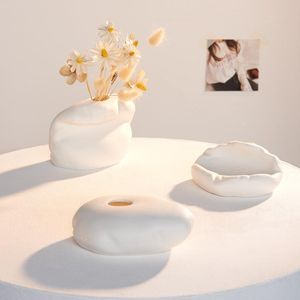Vazen Creative Nordic Ceramic Dried Flower Vaas Hydroponic Modern Indoor Woondecoratie Ornamenten Arrangement