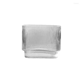 Vazen Creative Simple Transparant Glass Vaas Water Culture Bloemarrangement Woonkamer Lage brede mond Decoratieve stukken