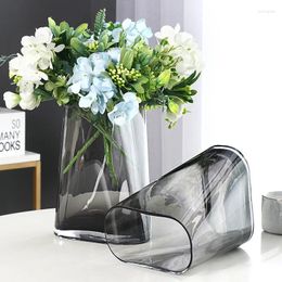 Vases Créativité Paper Sac Design Vase Choom Decorative Chadow Decor Hydroponic Glass Decoration Living Modern Ornements Fleur Nordique