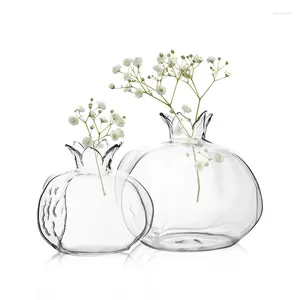 Jarrones Customadas Mini Glass Glass Vase de vidrio hecha a mano Mesa de nave hidropónica