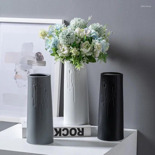 Vases Damon Simple Nordic Style Gobechings Real Flowers Flowers Dried Flower Arrangement Decorations Céramique COMPTOP