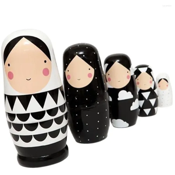 Vases décorer les enfants enfants jouets en bois poupées russes m m bambou enfants face à l'artisanat cadeau