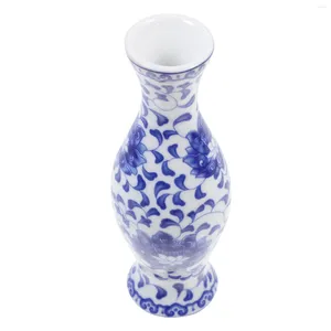 Vases Dining Table Bleu et blanc Vase Vase Vase Vintage Decor Ceramic Plants Plants Container