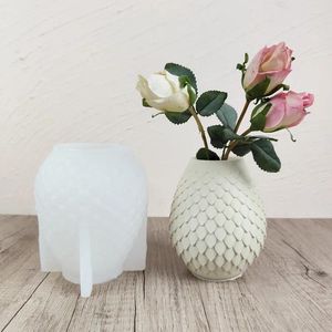 Vazen DIY Epoxy Resin Siliconen Vaas Mold Kleine geometrisch beton Gips Giet Flowerpot Huisdecoratie Geschenk