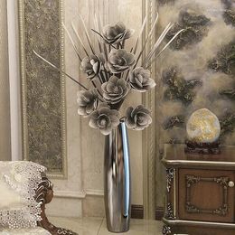 Vases de fleurs séchées cylindres hydroponiques Coube minimaliste Bouteille esthétique Stand de support Vasos Décoration de maison OA50HP