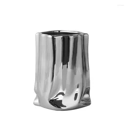 Vazen geëlektroplateerd keramische vaas hoogwaardige decoratie koude licht luxe stijl creatieve hydrocultuur