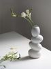 Vases élégants vase en forme d'oeuf blanc mate céramique décorative table art vase pour fleurs créatives de bureau à la maison salon décor de cuisine t221214