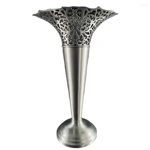 Vases European Vintage Vase Decoration Living Room Study Halway Creative for Flower Arrangement Nordic Simple Metal Decorative