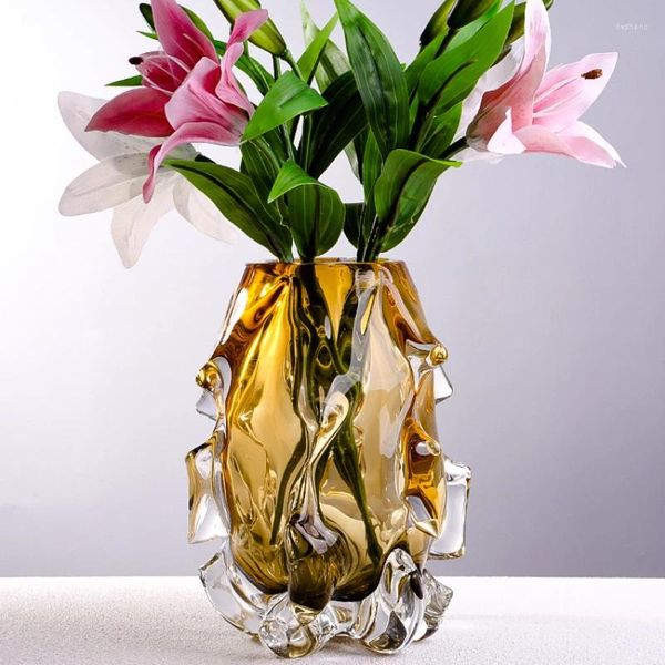 Vases Fall Luxury Home Decor Farmhouse Kitchen Minimalist Design Small Jarrones décorativos moderno chambre yn50vs