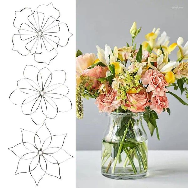 Vases support d'arrangement floral en forme de fleur grenouille résistante à l'usure de 5 pouces pour tiges de vase