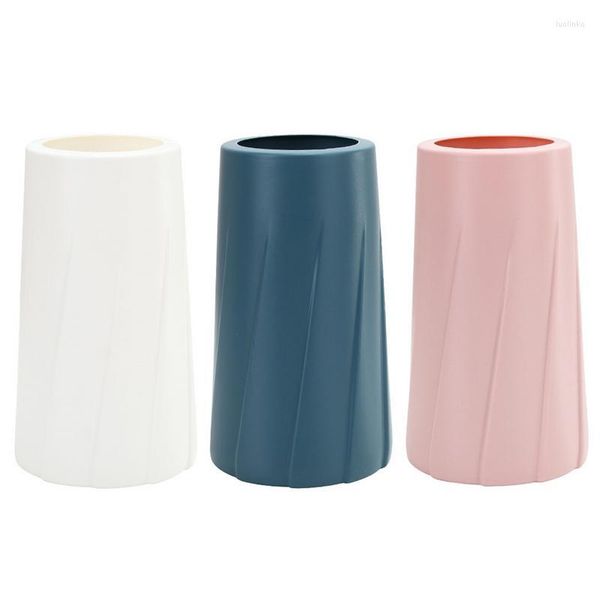 Vases Style géométrique Floral beau pot de fleur élégant support de Roses en plastique solide Durable pour la décoration de la maison