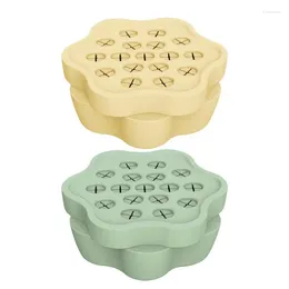 Vases Flower Arrangement Holder Aesthetic Silicone Floral Grid Ring STEM ART Decoration Support for Home Shop