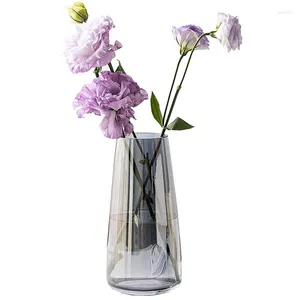 Vases en verre de fleur pour décoration maison faite à la main