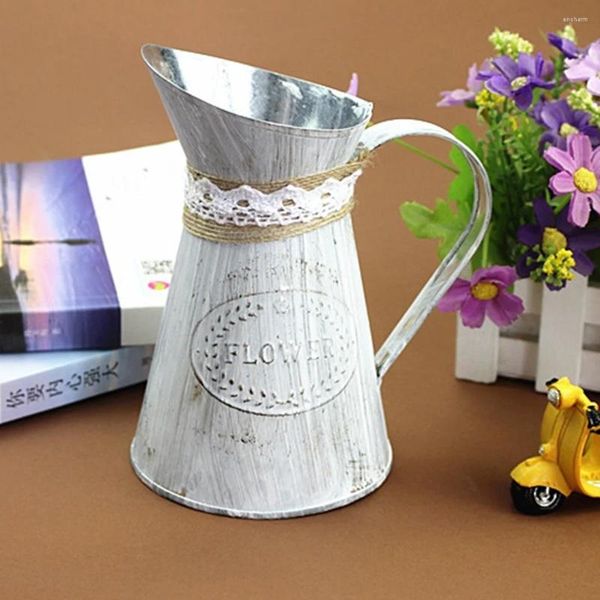 Vases Pitcheur de fleur métal extérieur Piffes de décoration barillet