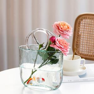 Vases Vase À Fleur Pour Décoration De Mariage Pièce Maîtresse En Verre Mariage Table Ornements De Table De Bureau Nordique