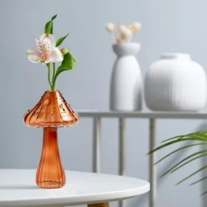 Vases Flower Vase Hydroponics Plantes Home Wedding Decoration Art Artists Multicolore Glass Glass Party Creative Desktop Ornement