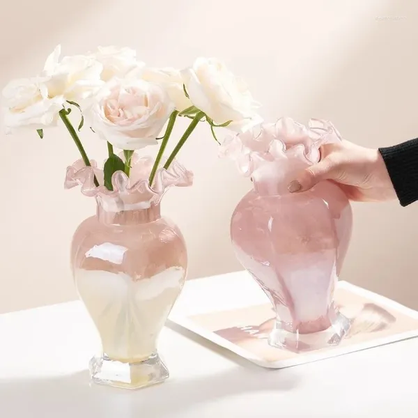 Vases fleurs vase céramique rétro art décaloux de la poterie