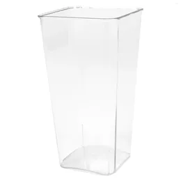 Vazen Verse Bloemen Emmer Acryl Houder Opslag Creatieve Container Helder Glazen Vaas Stand Arrangement Behoud