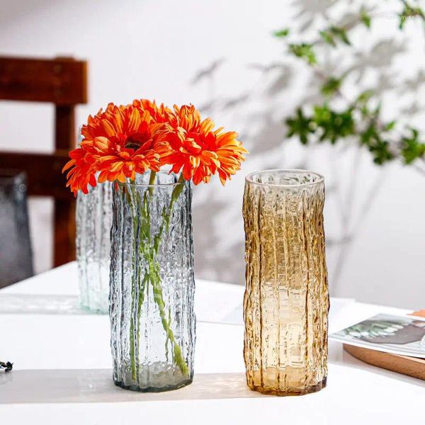 Vases Glacier Rock Vase en verre Chambre Décor Pots de jardin et jardinières Nordic Home Living Décoration de luxe Cadeau