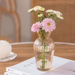 Vazen Glazen bloemvaas voor Home Clear Mini Flowers Noordse minimalistische innovatieve accessoires