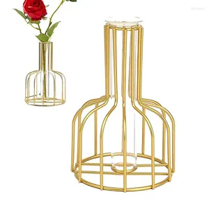 Vases Verbe Vase Vase Metal Stand de bureau Ornement Ornement Centres de mariage DÉCORATIONS DÉCORATIONS BALCON SAL