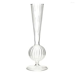 Jarrones de cristal florero adornos de mesa para botella de planta blanco transparente decoración del hogar nórdico creativo hidropónico