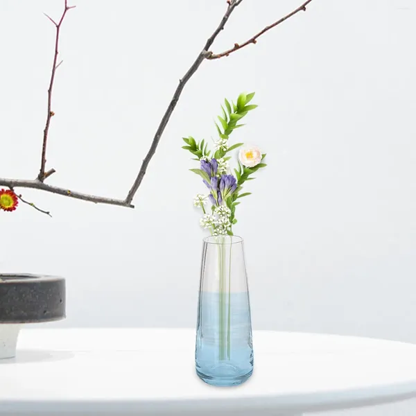 Vases en verre, décoration de table, pot de plantes transparent pour la maison, la chambre à coucher, le bar