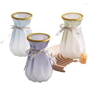 Vases Verre Transparent Vase Décoration Créative Dans Le Salon Ins Style Haute Beauté Simple Arrangement De Fleurs Tulipe