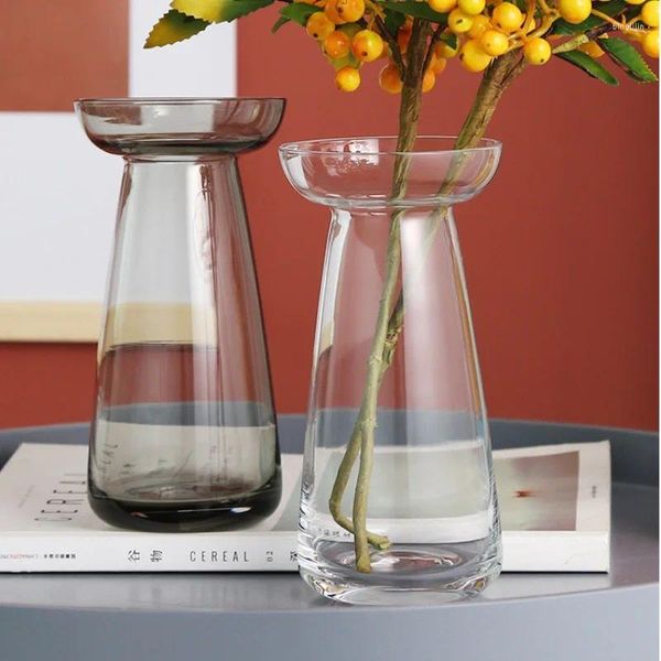 Vases Vase en verre créatif maison chambre décor pour fleurs centres de table mariages moderne