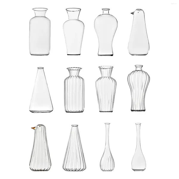 Vases en verre vase pour fleurs ACCESSOIRES DE PLANTER