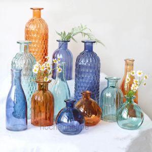 Vases Vase en verre décoration de salon petits Vases à fleurs fraîches pour les maisons Table chambre décor moderne Terrarium accessoires pour la maison