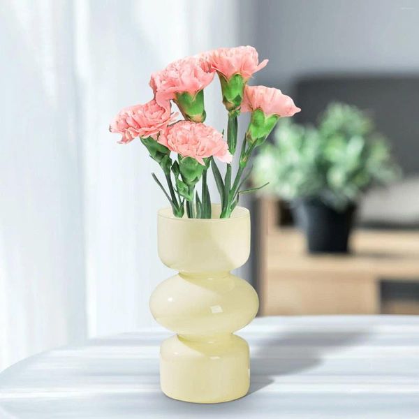Vases Vase en verre Table Centre de table Artisanat d'art Arrangement floral moderne Fleur pour ferme bureau anniversaire restaurant de vacances