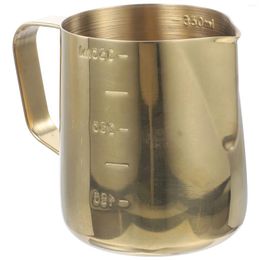 Vases Graduated Milk tasse Pichet Espresso Coffee cousque tasses à vapeur à vapeur Tasse en acier inoxydable