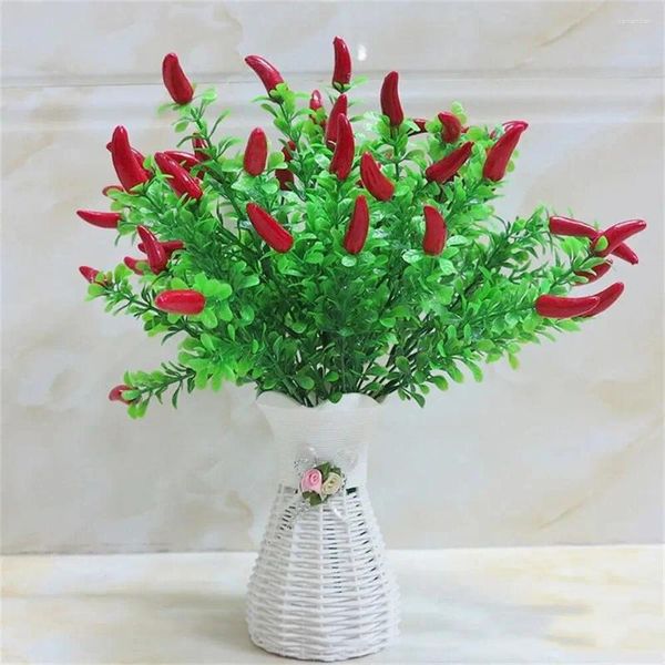 Vases faites à la main artificiel rattran vase vase accrocheur panier de fleurs bricolage bricolage de conception en plastique salon