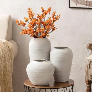 Vases Home Minimaliste Couleur de couleur unie créative Fleurs séchées japonaises combinaison de vase hydroponique