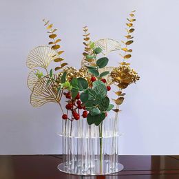 Porte-plante hydroponique Vases avec des raccords de tube à essai de 15 pièces