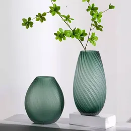 Vases japonais léger en verre de luxe Vase Living Room Table Decoration Birthday Party Gift