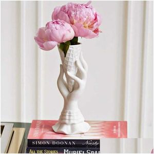 Vases Jonathan Adler des États-Unis possède des mini-bougies en céramique mignonnes de crème glacée, décorations de table, rangement et maison Drop de Dhb7T