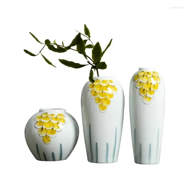 Vases Luxury Nordic Flower Vase Aesthetic Plant Pot Pot Salon Mariages Mini Garden