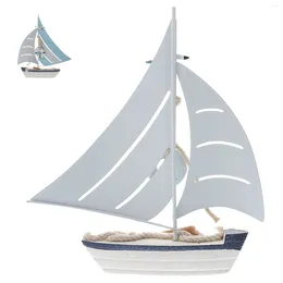 Vases Marine Style Saiboat Sea Decor Crafts Crafts Mini Mode Mode Decoration Iron Coundroom Seaside Miniature