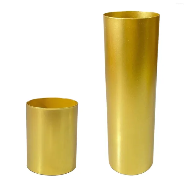 Vases en métal petite année fleurs arrangement vase ferme seau de fleurs pour événement fête anniversaire table à manger pièce maîtresse