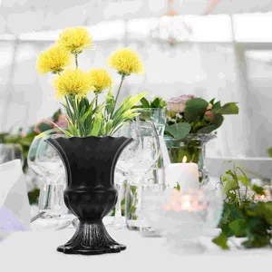 Vases métal vase décorative fleur vintage Trumpet Tablet Toppe Container