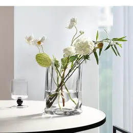 Vases minimalisme Hydroponics Verbe Vase Sac Forme de fleurs Potons de fleurs Arrangement décoratif Décoration décor moderne floral