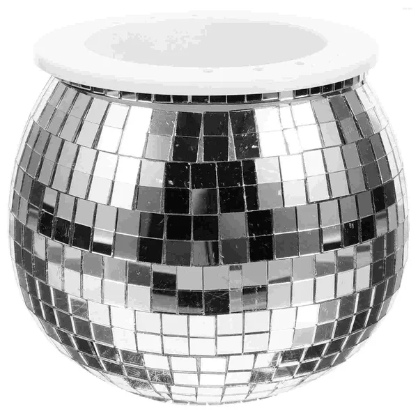 Vases Miroir Succulents Pot Disco Ball Planteur Pépinière Accessoire Maquillage Brosse Porte-Stylo