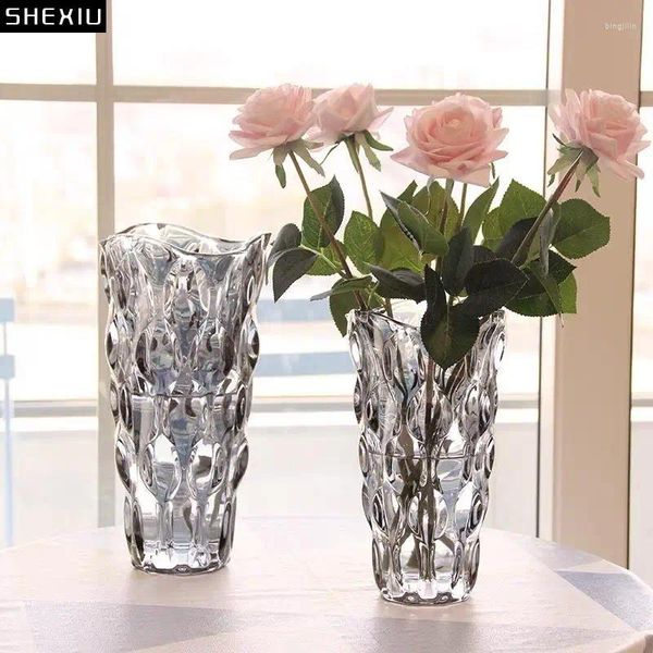 Vases décor moderne hydroponique Vase Vase Crystal Pots Arrangement décoratif Décoration Floral artificiel