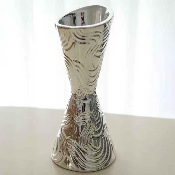 Vases Vase de fleur moderne Table élégante pièce maîtresse pour meuble TV fête décor à la maison