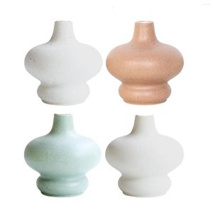 Vases Moderne Minimaliste Vase En Céramique Ornement Porcelaine Art Décoratif Conteneur De Fleurs Séchées Pour La Parure De Mariage Intérieure