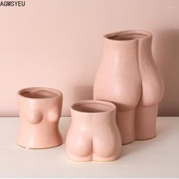 Vases Moderne Minimaliste Créatif Corps Art Rose Vase Décoration Simple Salon Meuble TV Bureau Fleur Maison